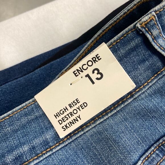 Encore‎ high-rise destroyed skinny jeans - Picture 6 of 6